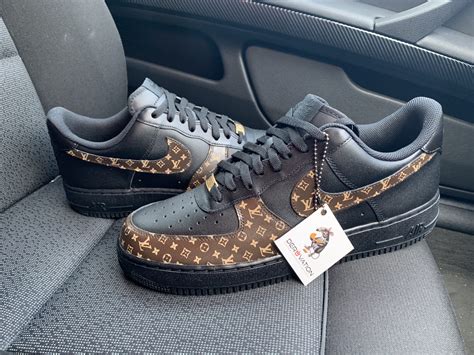 air force 1 black lv|louis vuitton af1 custom.